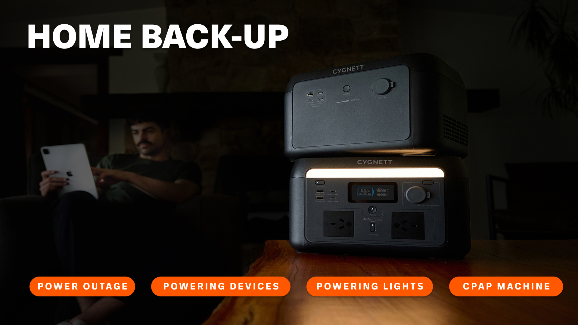 Home Back-Up - Desktop view
