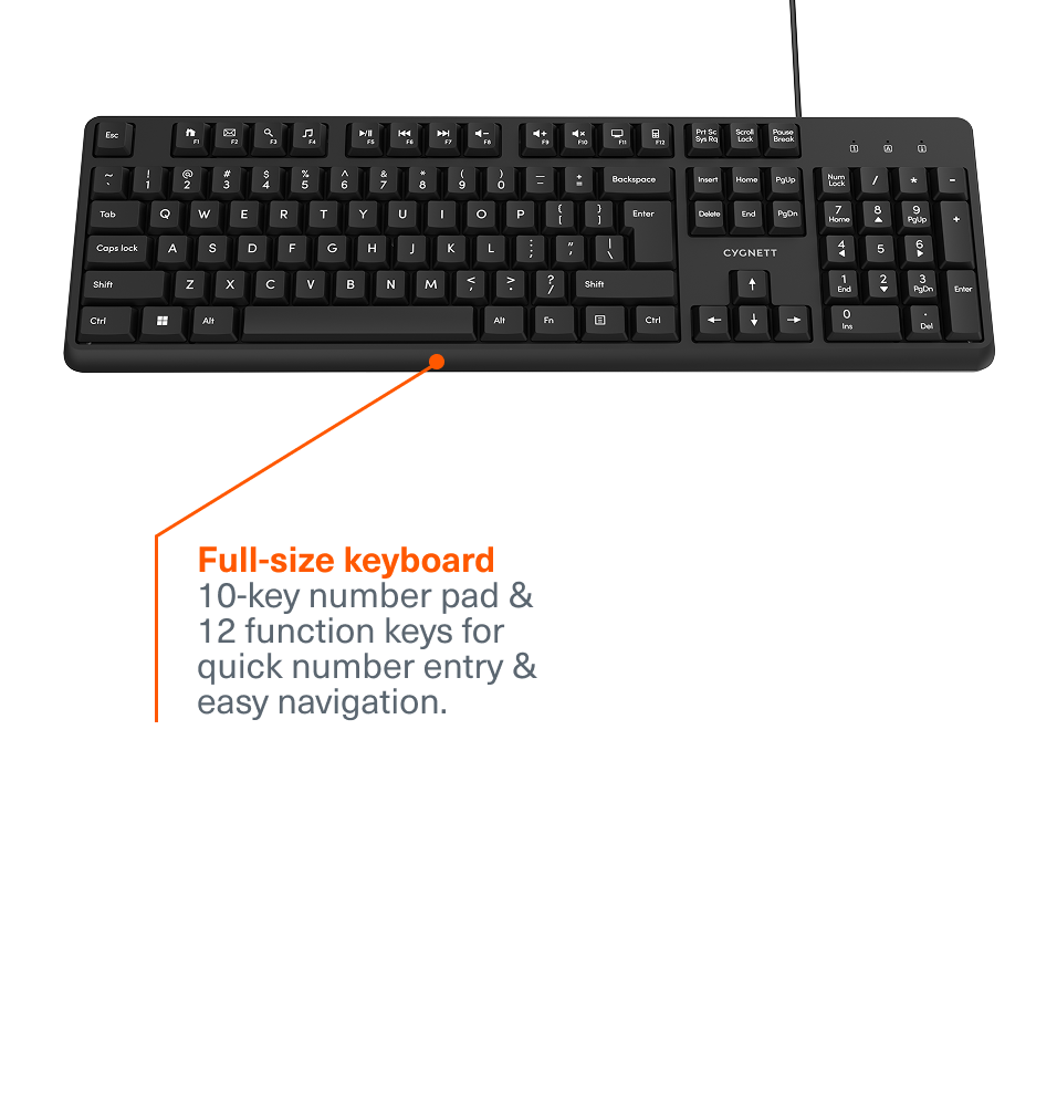 Wired Keyboard & Mouse Combo