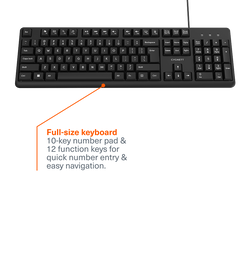 Wired Keyboard & Mouse Combo