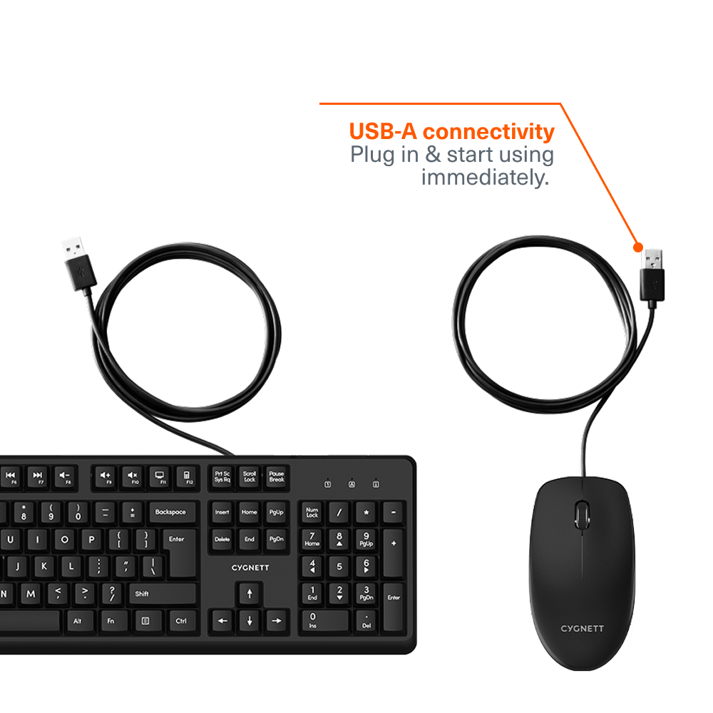 Wired Keyboard & Mouse Combo