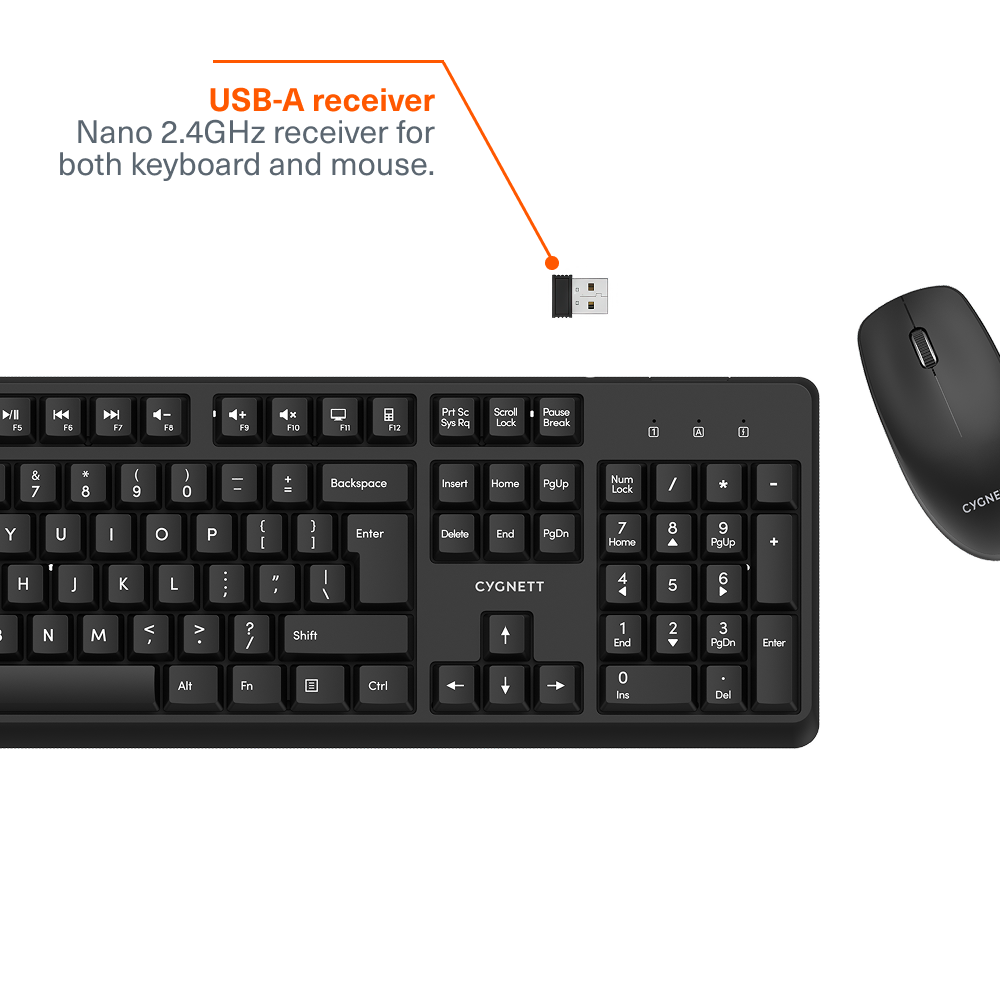 Wireless Keyboard & Mouse Combo