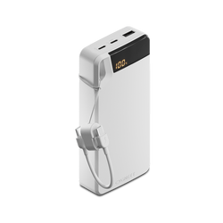 20W Power Bank with USB-C Lanyard Cable 20K
