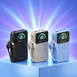 45W FAST Power Bank with USB-C Lanyard Cable 20K