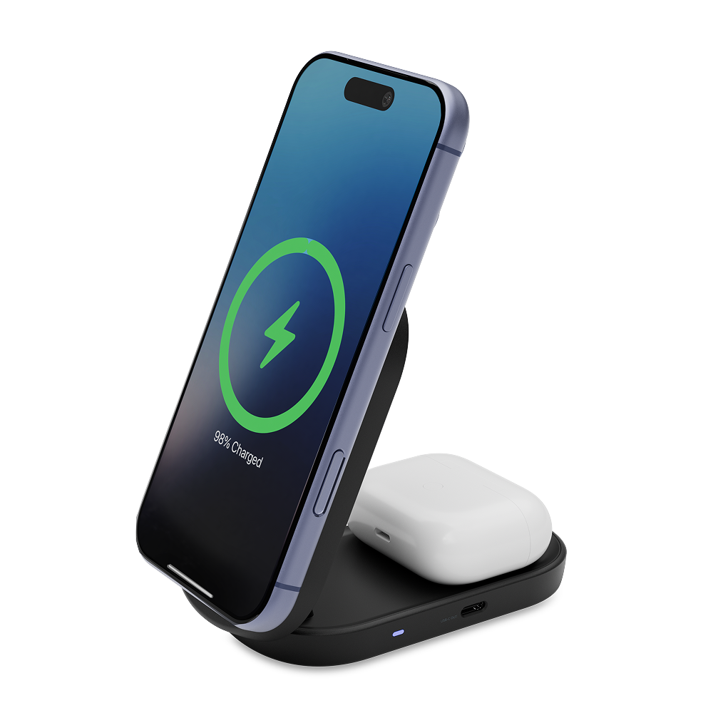 2-in-1 Magnetic Wireless Charging Stand (25W)