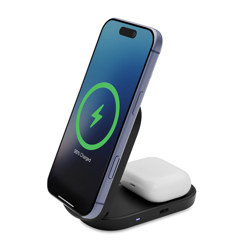 2-in-1 Magnetic Wireless Charging Stand (25W)