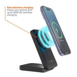 3-in-1 Magnetic Wireless Charging Stand (25W)