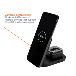2-in-1 Magnetic Wireless Charging Stand (25W)