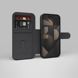 Magnetic Leather Wallet Case for iPhone 18 Pro / 17 Pro