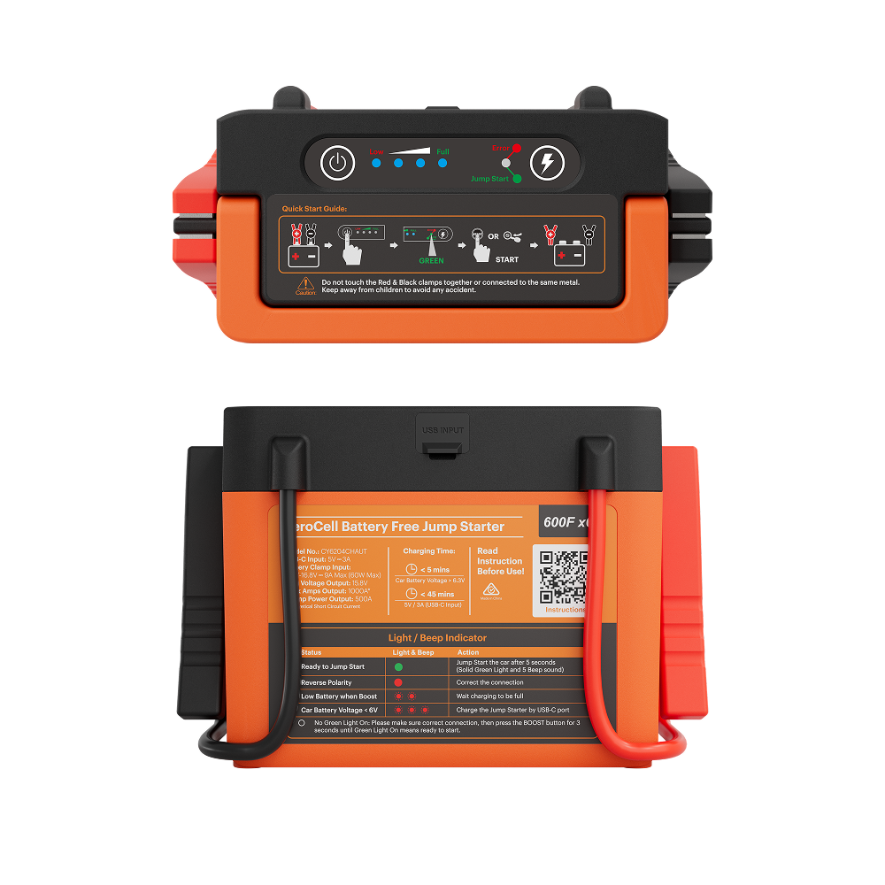 Battery Free Jump Starter