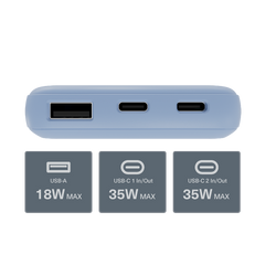 35W Power Bank with USB-C Lanyard Cable 10K