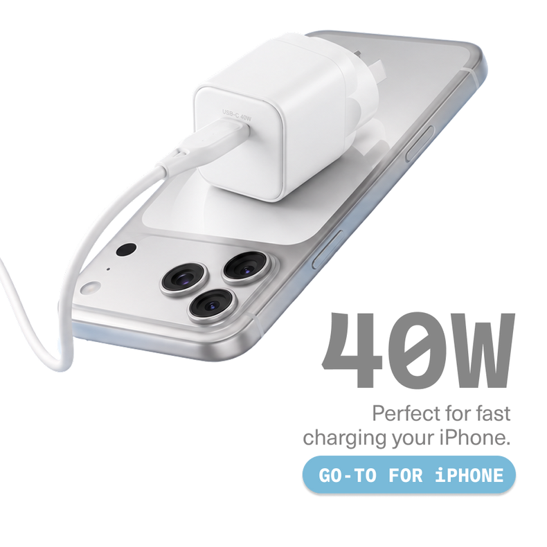 40W FAST USB-C Wall Charger