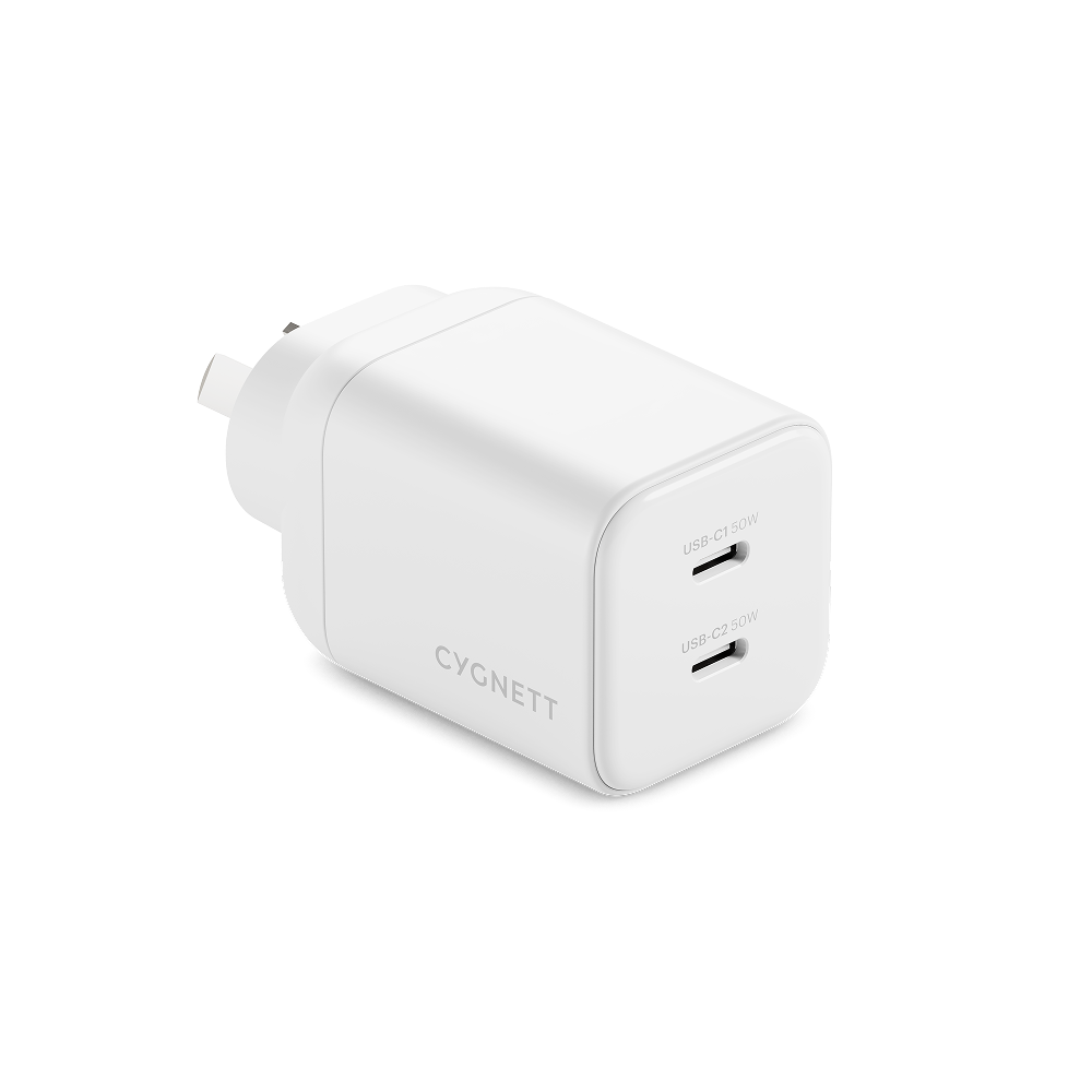 50W FAST 2-Port Wall Charger