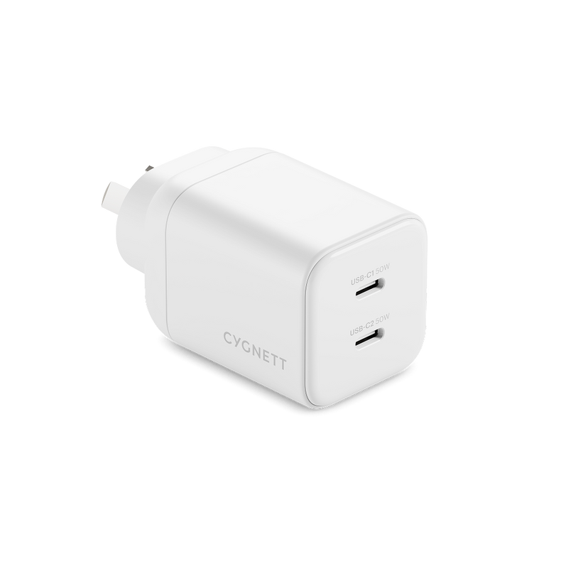 50W FAST 2-Port Wall Charger