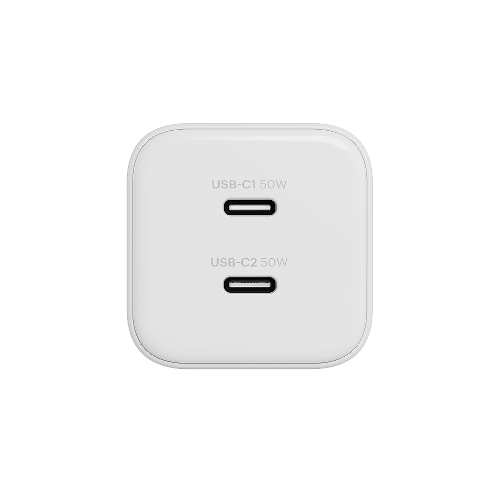 50W FAST 2-Port Wall Charger