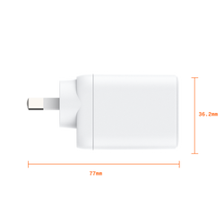 50W FAST 2-Port Wall Charger