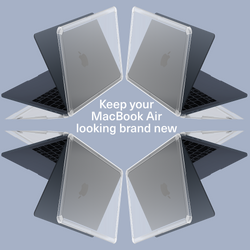 Tough Protective Clear Case for MacBook Air 13” (M5-M2)
