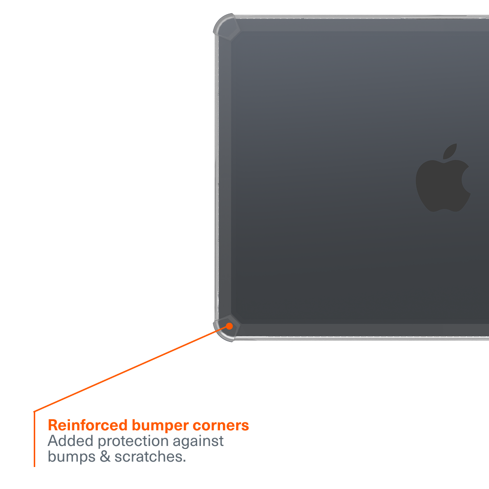 Tough Protective Clear Case for MacBook Air 13” (M5-M2)