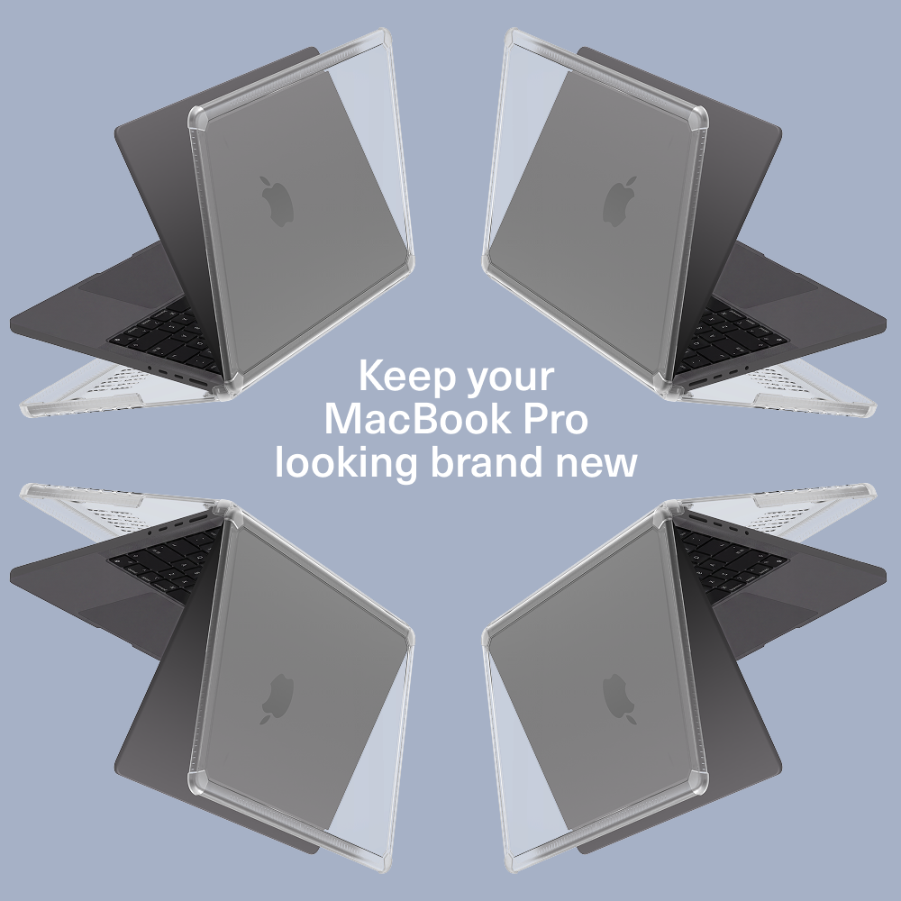 Tough Protective Clear Case for MacBook Pro 14” (M5-M1)