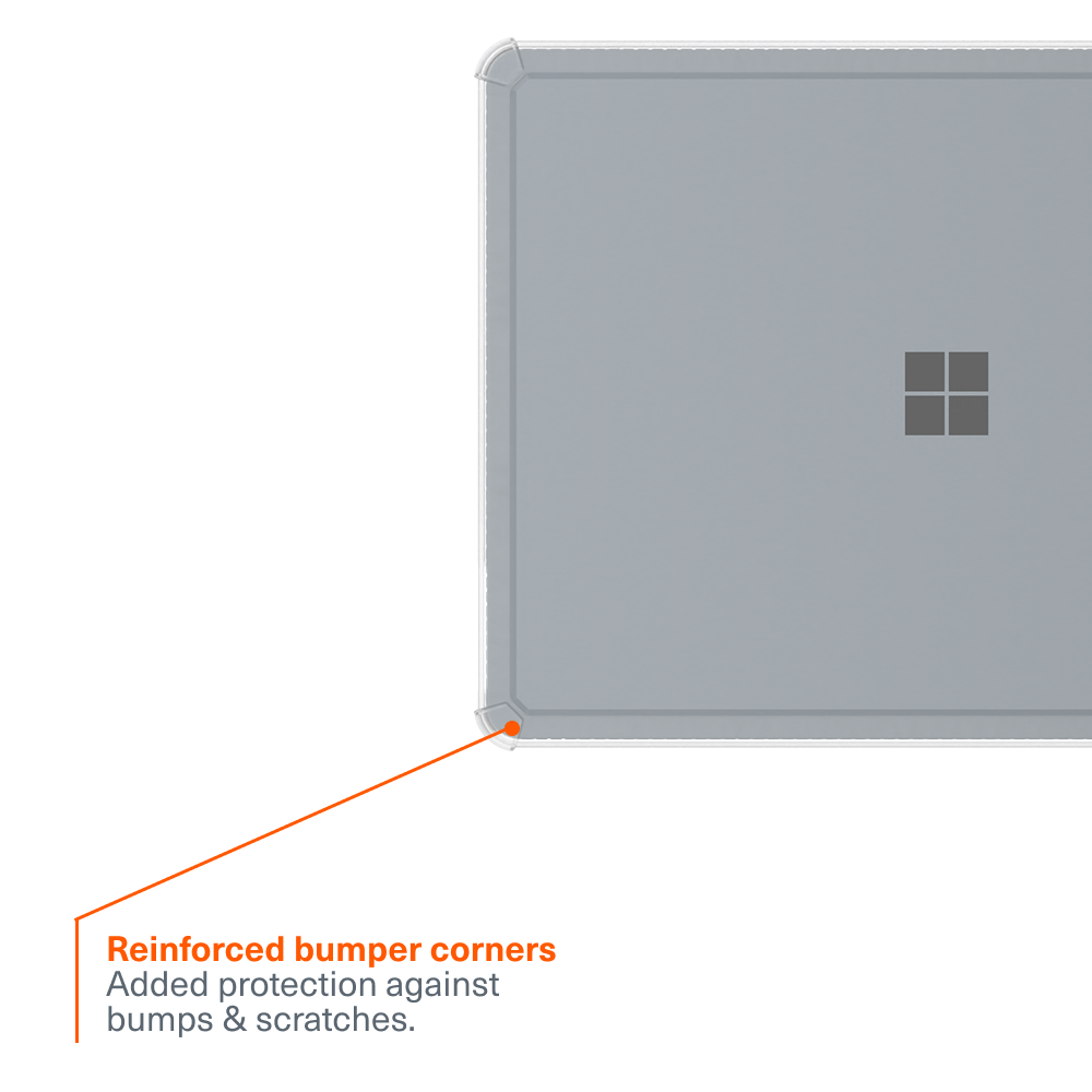 Tough Protective Clear Case for Surface Laptop 13”