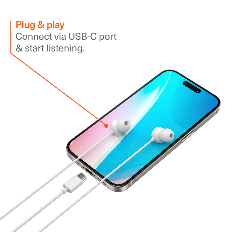 In-Ear Wired Earphones USB-C