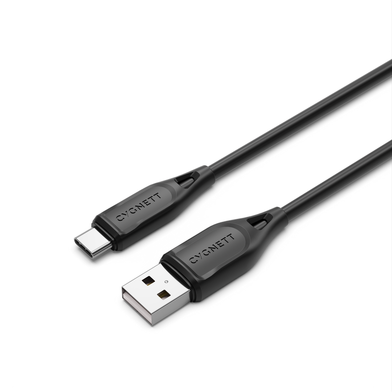 USB-C to USB-A (2.0) Cable 2m - Black - Cygnett (AU)