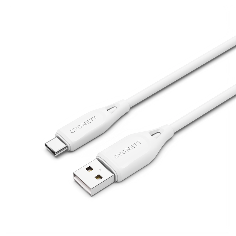 Essentials USB-C to USB-A (2.0) Cable 1m - White - Cygnett (AU)