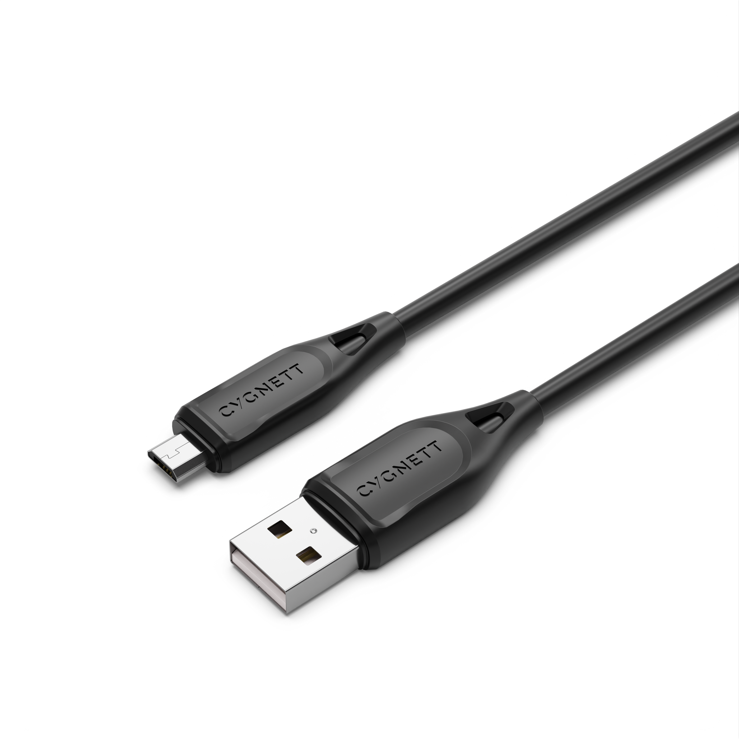 Micro to USB-A Cable 2m - Black - Cygnett (AU)