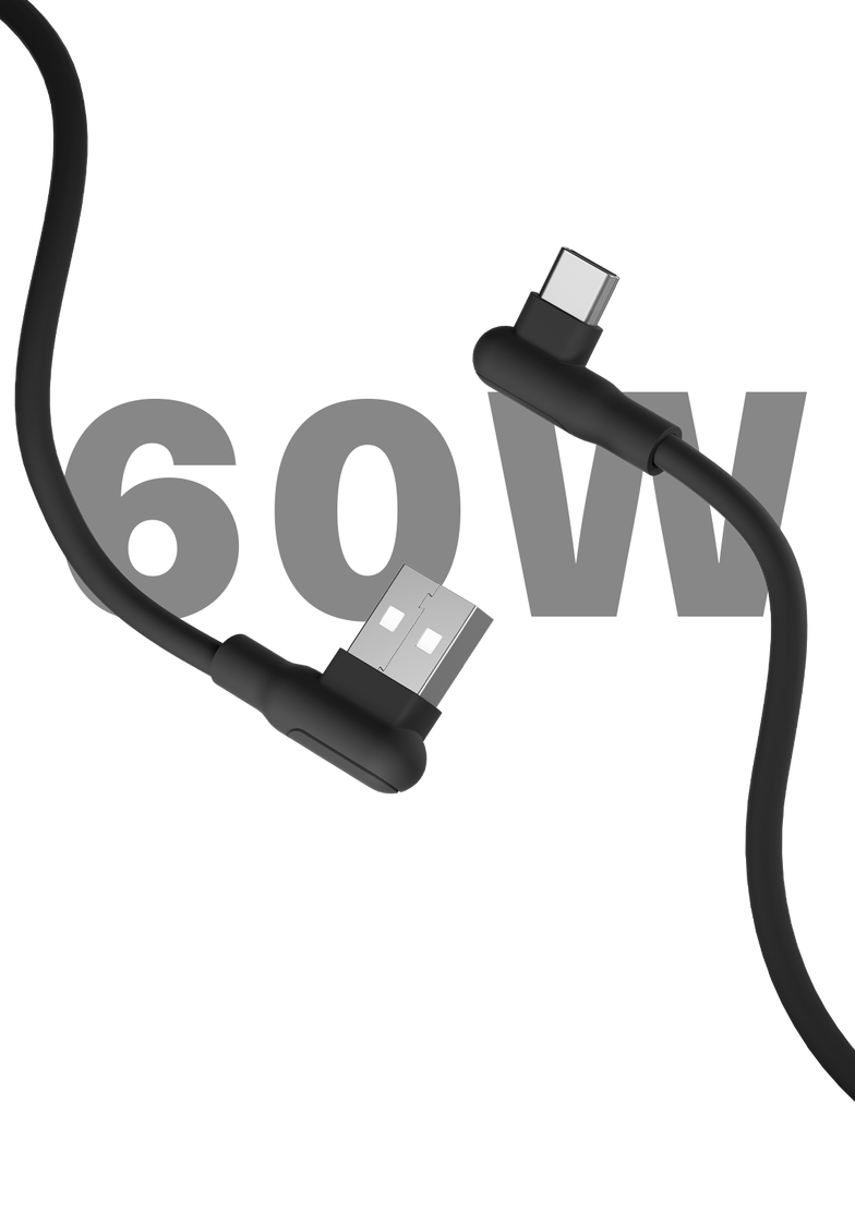 Right Angle USB-C to USB-A Magnetic Cable