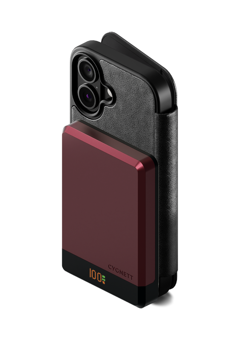 Magnetic Leather Wallet Case for iPhone 17 Pro