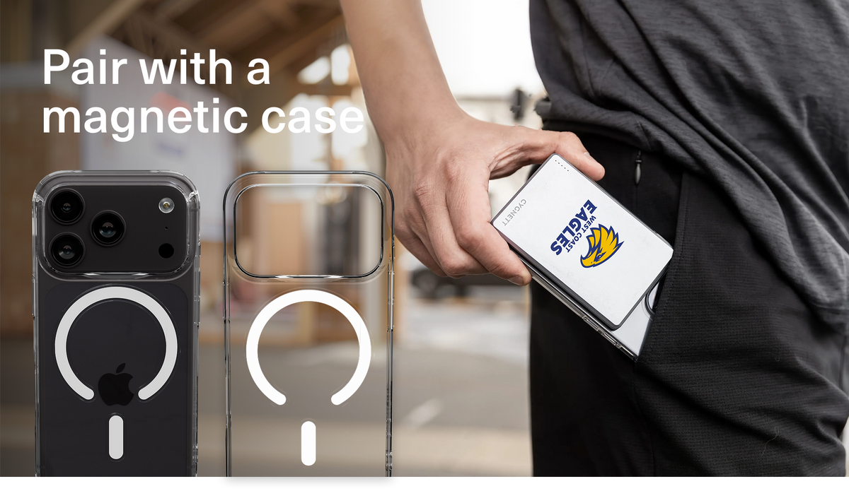 Pair with a magnetic case - Desktop view