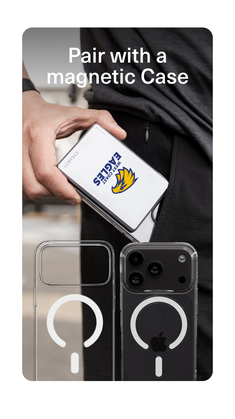 Pair with a magnetic case - Mobile view