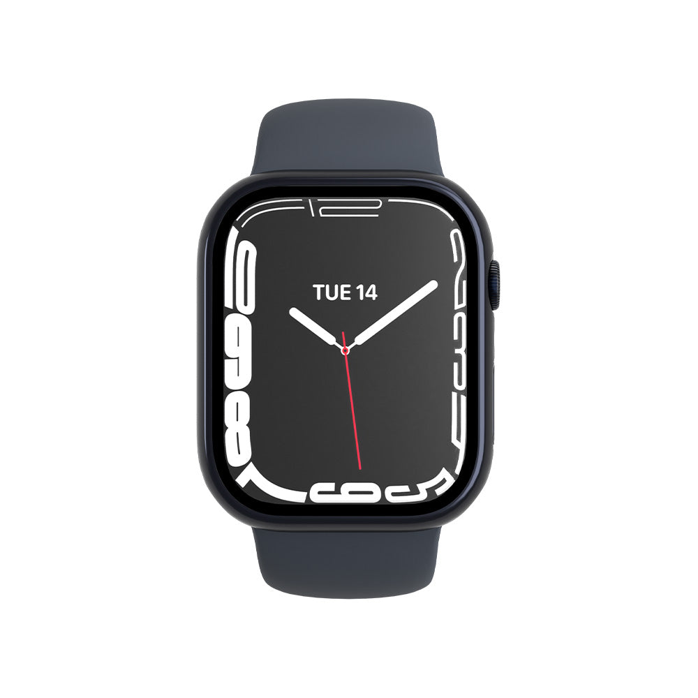 Apple Watch 7 Case with Glass Screen Protector 45mm - Black - Cygnett (AU)